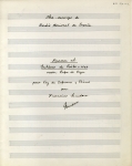 Portada de la partitura Poema al entierro de Cristo (1974)